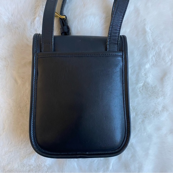 Coach Vintage 9978 Black Leather Crossbody Scooter Sidepack Bag - Picture 2 of 11